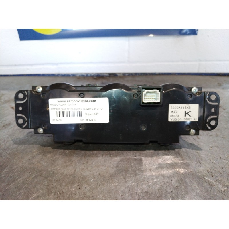 Recambio de mando climatizador para mitsubishi outlander (cw0) 2.0 di-d intense | 02.07 - 12.09 2.0 di-d intense | 02.07 - 12.09