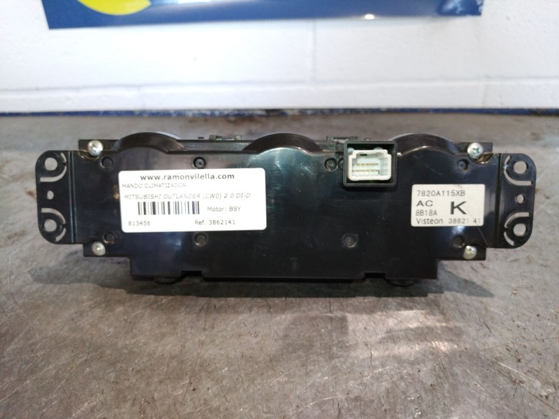 Recambio de mando climatizador para mitsubishi outlander (cw0) 2.0 di-d intense | 02.07 - 12.09 2.0 di-d intense | 02.07 - 12.09