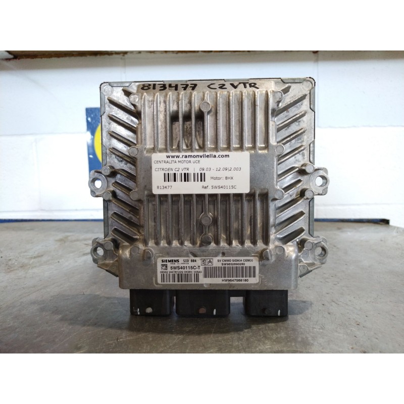 Recambio de centralita motor uce para citroen c2 vtr | 09.03 - 12.09 vtr | 09.03 - 12.09 referencia OEM IAM 5WS40115C  