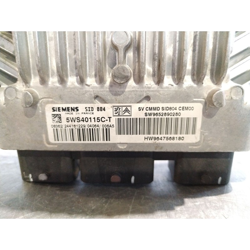 Recambio de centralita motor uce para citroen c2 vtr | 09.03 - 12.09 vtr | 09.03 - 12.09 referencia OEM IAM 5WS40115C  