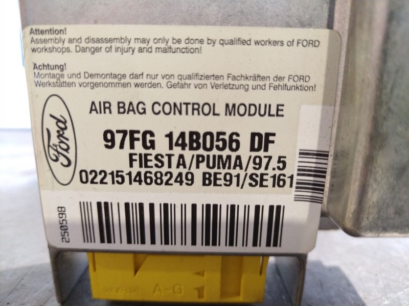 Recambio de centralita airbag para ford puma (cce)  | 0.97 - 0.02  | 0.97 - 0.02 referencia OEM IAM 97FG14B056DF 022151468249 