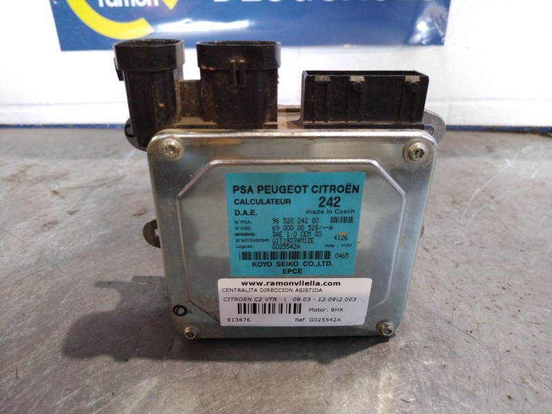 Recambio de centralita direccion asistida para citroen c2 vtr | 09.03 - 12.09 vtr | 09.03 - 12.09 referencia OEM IAM G025542A  