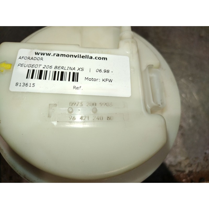 Recambio de aforador para peugeot 206 berlina xs | 06.98 - 12.06 xs | 06.98 - 12.06 referencia OEM IAM 9642124080  
