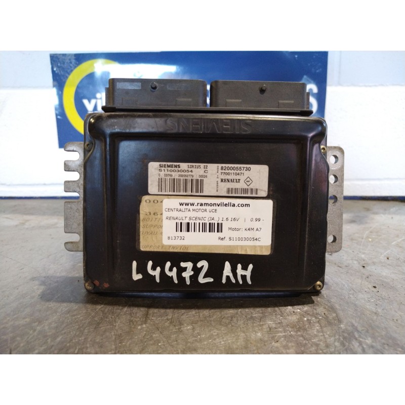 Recambio de centralita motor uce para renault scenic (ja..) 1.6 16v | 0.99 - ... 1.6 16v | 0.99 - ... referencia OEM IAM S110030