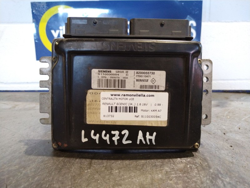 Recambio de centralita motor uce para renault scenic (ja..) 1.6 16v | 0.99 - ... 1.6 16v | 0.99 - ... referencia OEM IAM S110030