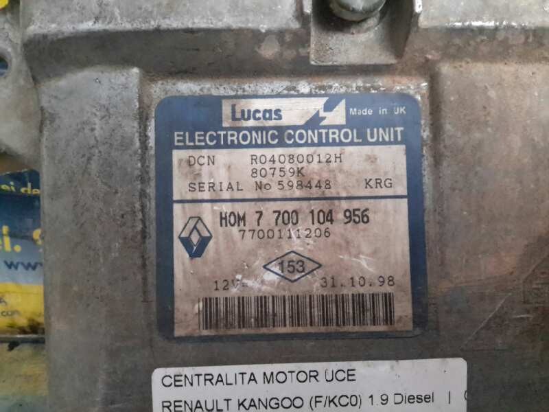 Recambio de centralita motor uce para renault kangoo (f/kc0) 1.9 diesel | 0.97 - 0.05 1.9 diesel | 0.97 - 0.05 referencia OEM IA