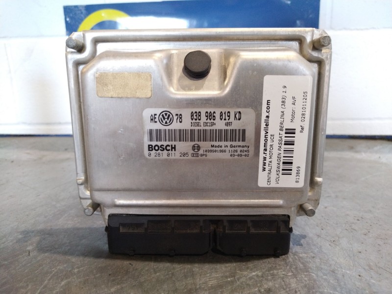 Recambio de centralita motor uce para volkswagen passat berlina (3b3) 1.9 tdi | 0.00 - ... 1.9 tdi | 0.00 - ... referencia OEM I
