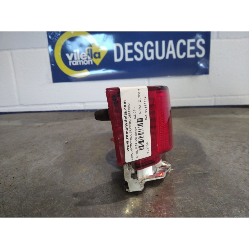 Recambio de faro antiniebla trasero derecho para opel meriva enjoy | 02.03 - 12.06 enjoy | 02.03 - 12.06 referencia OEM IAM 8939