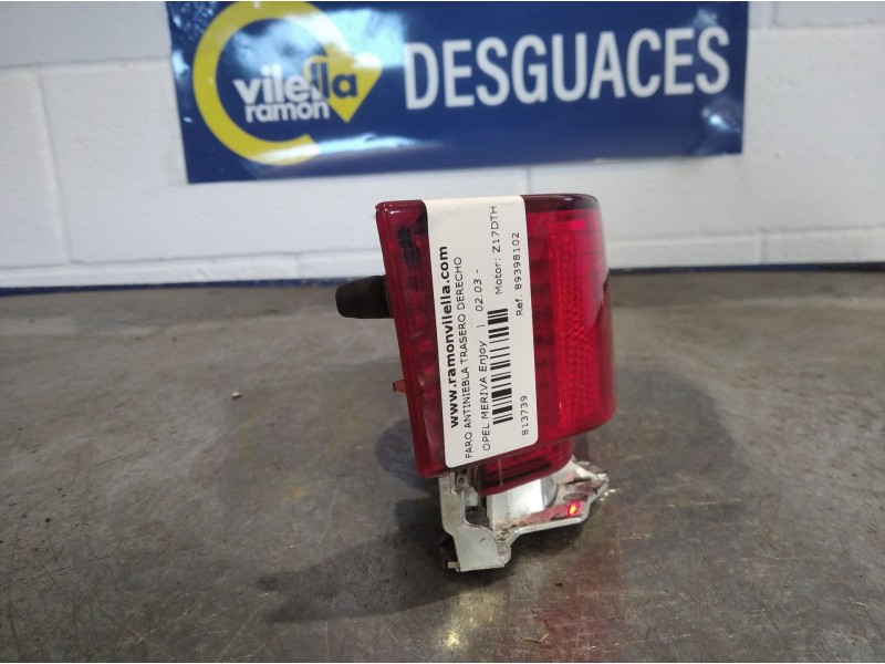 Recambio de faro antiniebla trasero derecho para opel meriva enjoy | 02.03 - 12.06 enjoy | 02.03 - 12.06 referencia OEM IAM 8939