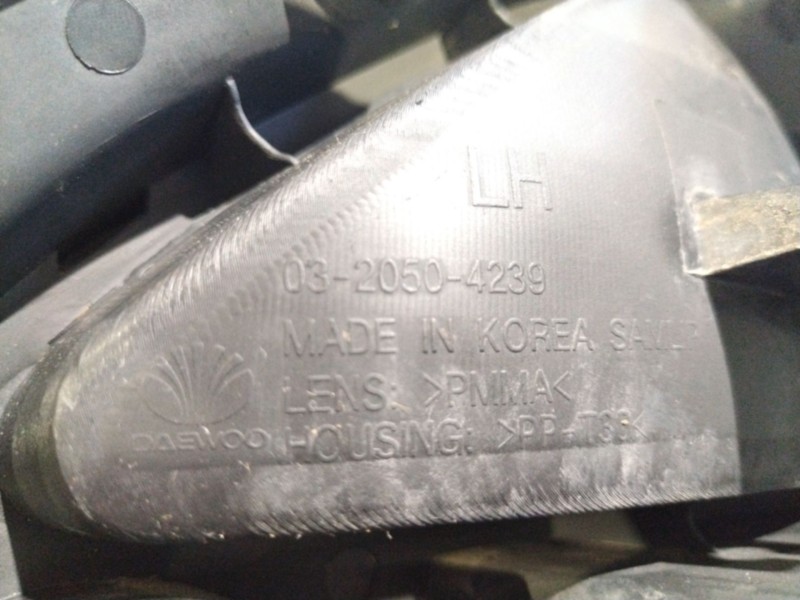 Recambio de piloto trasero izquierdo para daewoo matiz referencia OEM IAM 0320504239  