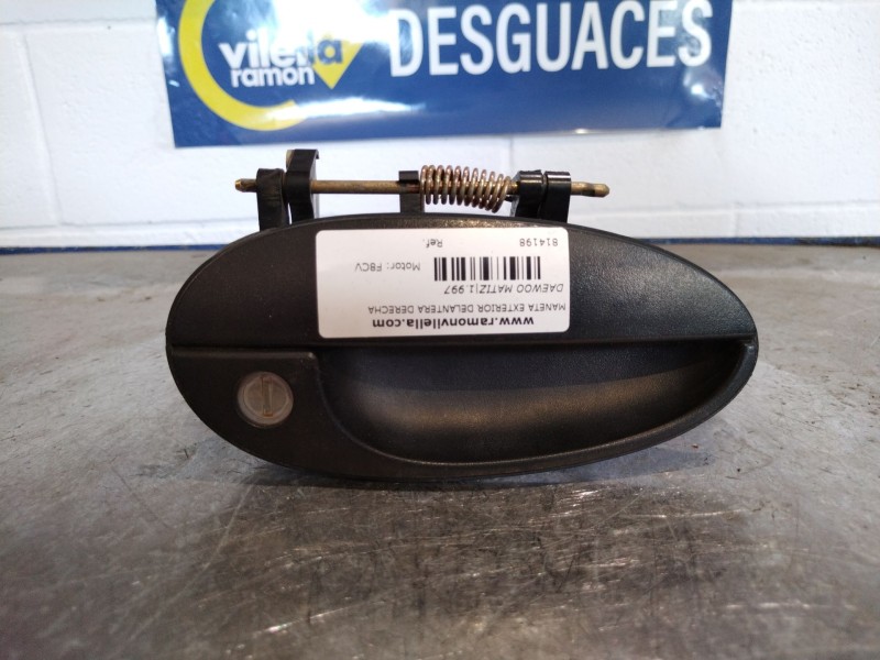 Recambio de maneta exterior delantera derecha para daewoo matiz referencia OEM IAM 96314597  