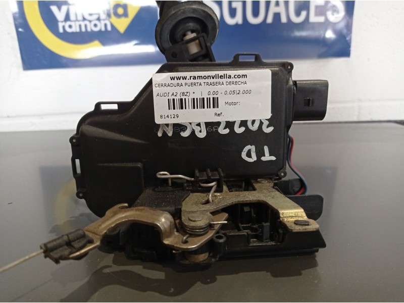 Recambio de cerradura puerta trasera derecha para audi a2 (8z)  | 0.00 - 0.05  | 0.00 - 0.05 referencia OEM IAM   