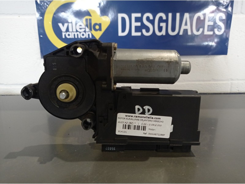 Recambio de motor elevalunas delantero derecho para audi a2 (8z)  | 0.00 - 0.05  | 0.00 - 0.05 referencia OEM IAM 5WK48722BBF  