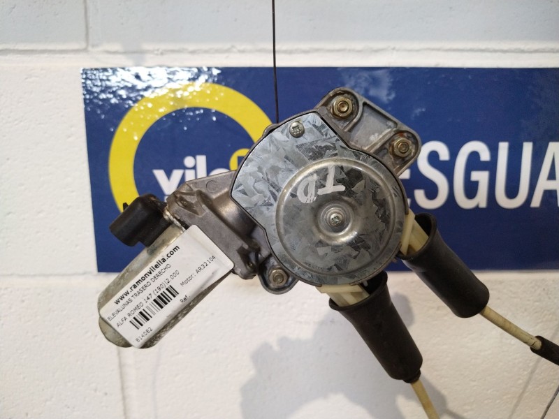 Recambio de elevalunas trasero derecho para alfa romeo 147 (190) 1.6 16v cat referencia OEM IAM    Recambio de elevalunas trasero derecho para alfa romeo 147 (190) 1.6 16v cat referencia OEM IAM