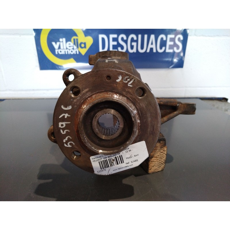 Recambio de mangueta delantera izquierda para peugeot 206 berlina xr | 12.99 - 12.01 xr | 12.99 - 12.01 referencia OEM IAM S/ABS