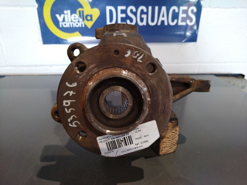 Recambio de mangueta delantera izquierda para peugeot 206 berlina xr | 12.99 - 12.01 xr | 12.99 - 12.01 referencia OEM IAM S/ABS