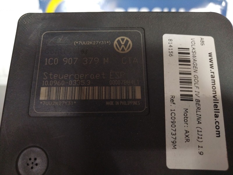 Recambio de abs para volkswagen golf iv berlina (1j1) 1.9 tdi | 0.97 - ... 1.9 tdi | 0.97 - ... referencia OEM IAM 1C0907379M 1J
