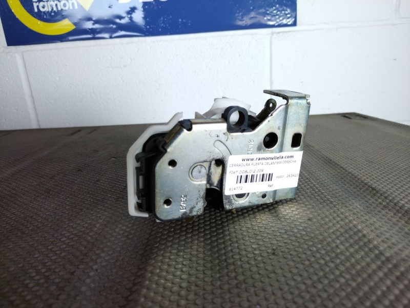 Recambio de cerradura puerta delantera derecha para fiat doblo active referencia OEM IAM 51910332   Recambio de cerradura puerta delantera derecha para fiat doblo active referencia OEM IAM 51910332