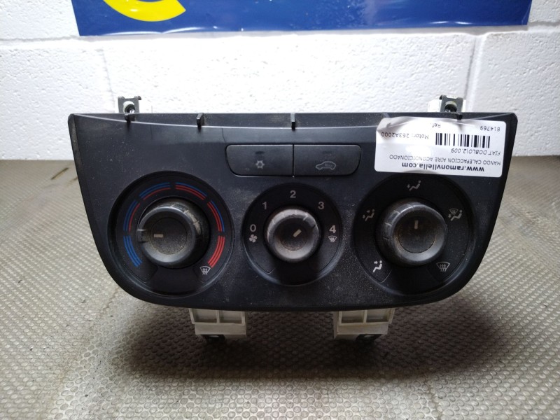 Recambio de mando calefaccion aire acondicionado para fiat doblo active referencia OEM IAM 105N4740100   Recambio de mando calefaccion aire acondicionado para fiat doblo active referencia OEM IAM 105N4740100