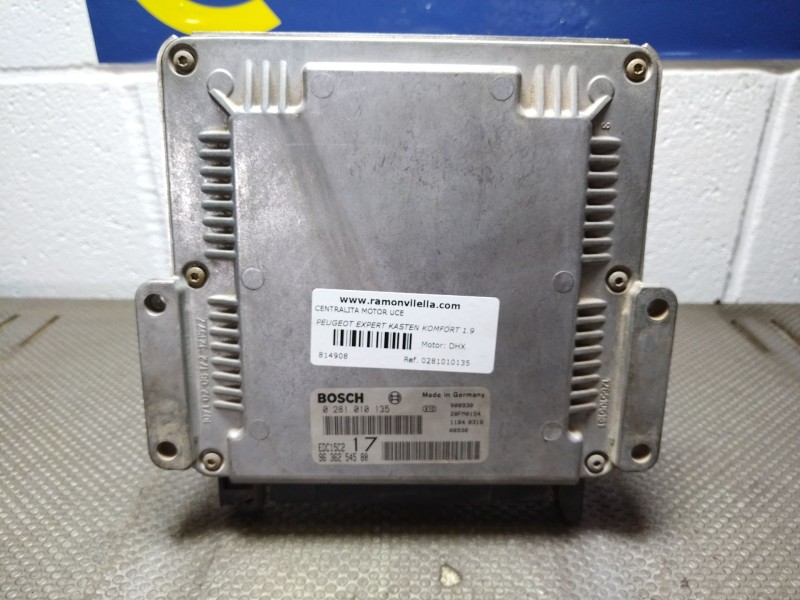 Recambio de centralita motor uce para peugeot expert kasten komfort 1.9 diesel | 0.95 - ... 1.9 diesel | 0.95 - ... referencia O