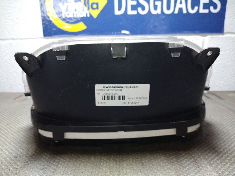 Recambio de cuadro instrumentos para fiat doblo active referencia OEM IAM 51952284  