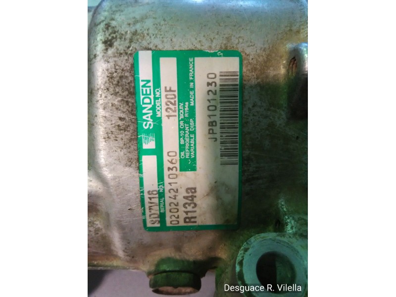 Recambio de compresor aire acondicio. para mg rover serie 25 (rf) classic (5-ptas.) | 01.00 - 12.04 classic (5-ptas.) | 01.00 - 