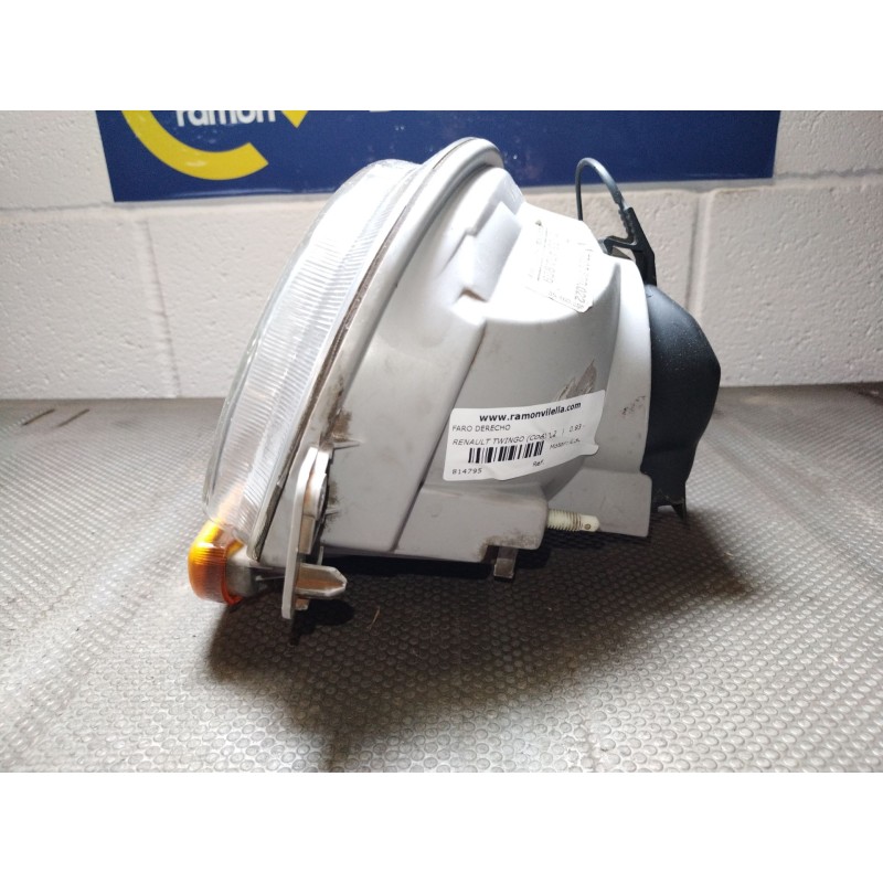 Recambio de faro derecho para renault twingo (co6) 1.2 | 0.93 - ... 1.2 | 0.93 - ... referencia OEM IAM   