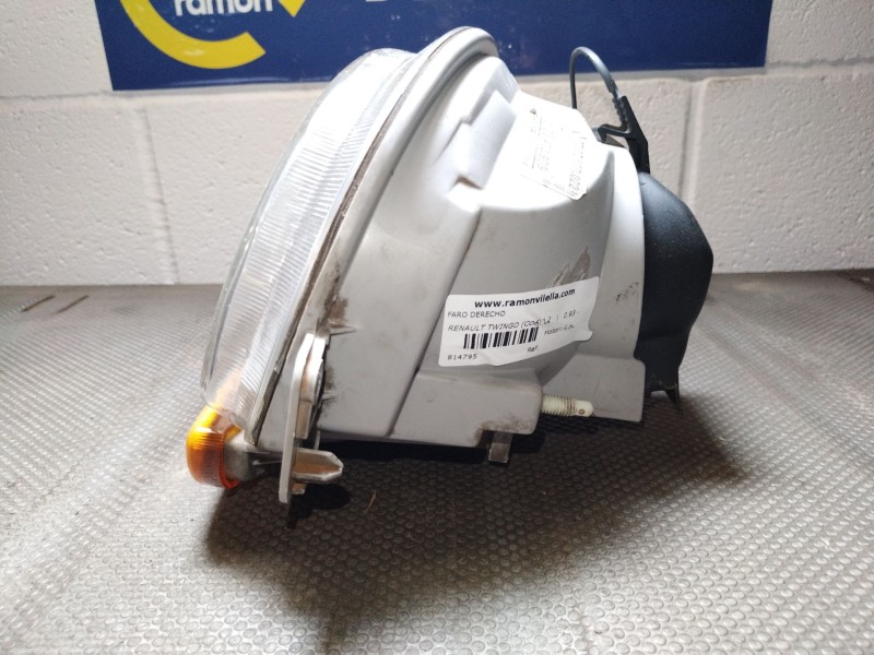 Recambio de faro derecho para renault twingo (co6) 1.2 | 0.93 - ... 1.2 | 0.93 - ... referencia OEM IAM   