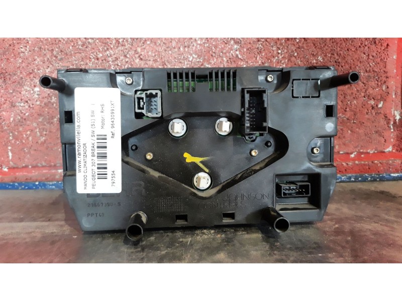 Recambio de mando climatizador para peugeot 307 break / sw (s1) sw | 04.02 - 12.04 sw | 04.02 - 12.04 referencia OEM IAM 9643099