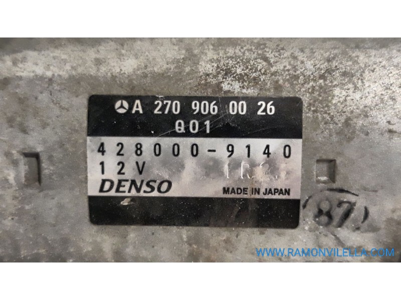 Recambio de motor arranque para mercedes clase b (w246) b 180 cdi be (246.200) | 11.11 - 12.13 b 180 cdi be (246.200) | 11.11 - 