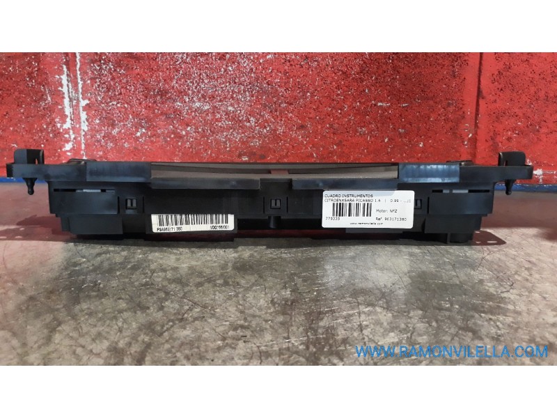Recambio de cuadro instrumentos para citroen xsara picasso 1.6 | 0.99 - ... 1.6 | 0.99 - ... referencia OEM IAM 963171380  
