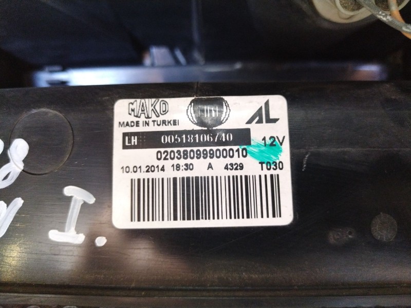 Recambio de piloto trasero izquierdo para fiat doblo active referencia OEM IAM    Recambio de piloto trasero izquierdo para fiat doblo active referencia OEM IAM