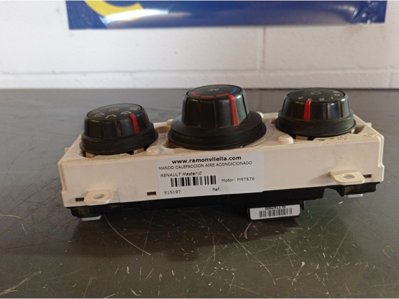 Recambio de mando calefaccion aire acondicionado para renault master referencia OEM IAM   