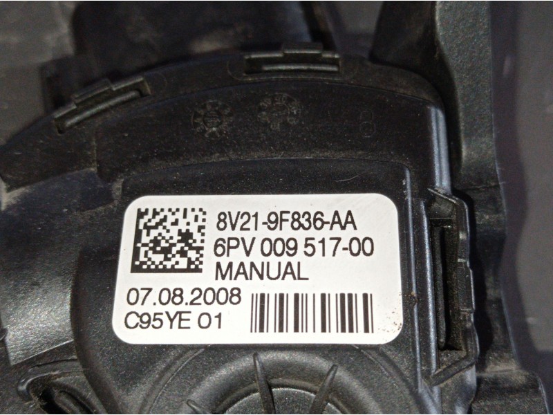 Recambio de potenciometro pedal para ford fiesta (cb1)  | 0.08 - ...  | 0.08 - ... referencia OEM IAM 8V219F836AA 6PV00951700  Recambio de potenciometro pedal para ford fiesta (cb1)  | 0.08 - ...  | 0.08 - ... referencia OEM IAM 8V219F836AA 6PV00951700