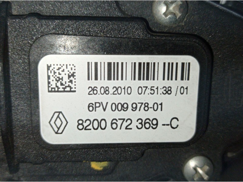 Recambio de potenciometro pedal para renault master referencia OEM IAM 8200672369C   Recambio de potenciometro pedal para renault master referencia OEM IAM 8200672369C