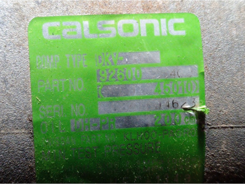 Recambio de compresor aire acondicionado para nissan pick up referencia OEM IAM 926002840   Recambio de compresor aire acondicionado para nissan pick up referencia OEM IAM 926002840