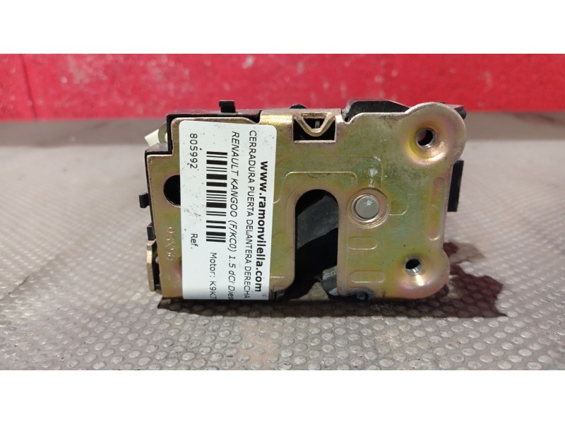 Recambio de cerradura puerta delantera derecha para renault kangoo (f/kc0) 1.5 dci diesel | 0.03 - ... 1.5 dci diesel | 0.03 - .