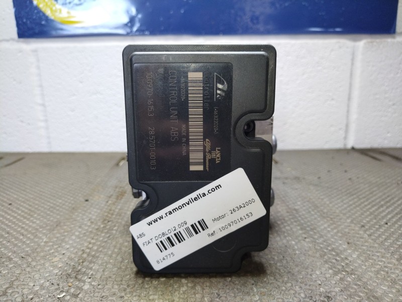 Recambio de abs para fiat doblo active referencia OEM IAM 10097016153  