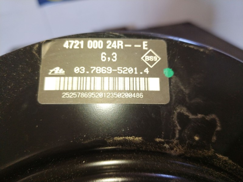 Recambio de servofreno para renault master referencia OEM IAM 472100024R 03786952014  Recambio de servofreno para renault master referencia OEM IAM 472100024R 03786952014