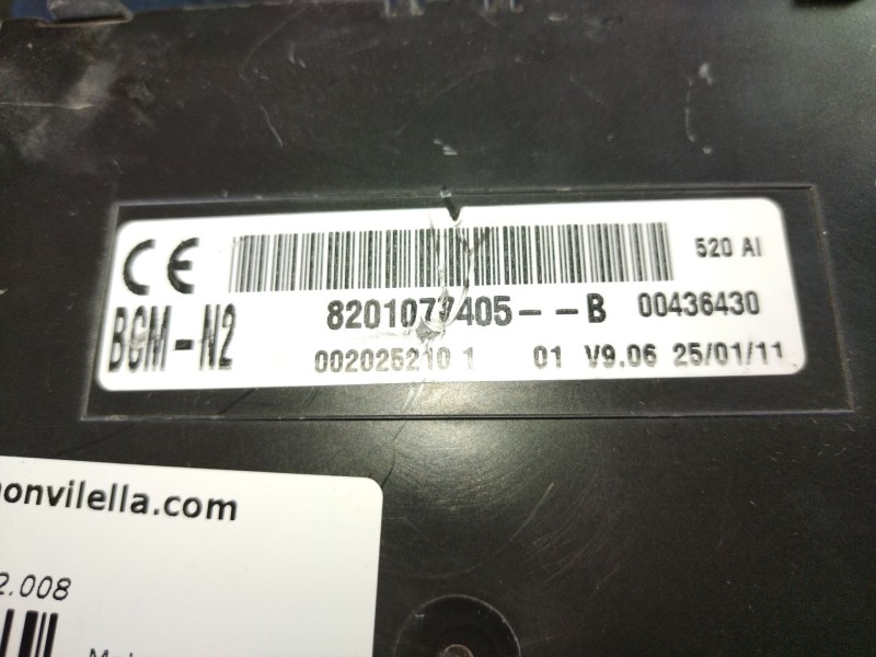 Recambio de centralita bcm para renault kangoo authentique referencia OEM IAM BCMN2  