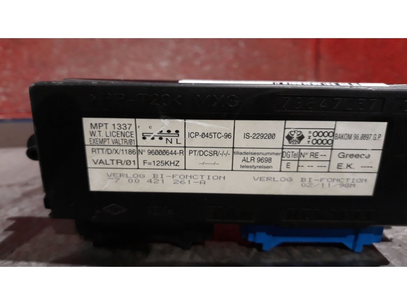 Recambio de modulo electronico para renault laguna (b56) 1.9 dci rt | 03.00 - 12.01 1.9 dci rt | 03.00 - 12.01 referencia OEM IA