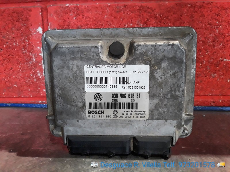 Recambio de centralita motor uce para seat toledo (1m2) select | 01.99 - 12.04 select | 01.99 - 12.04 referencia OEM IAM 0281001