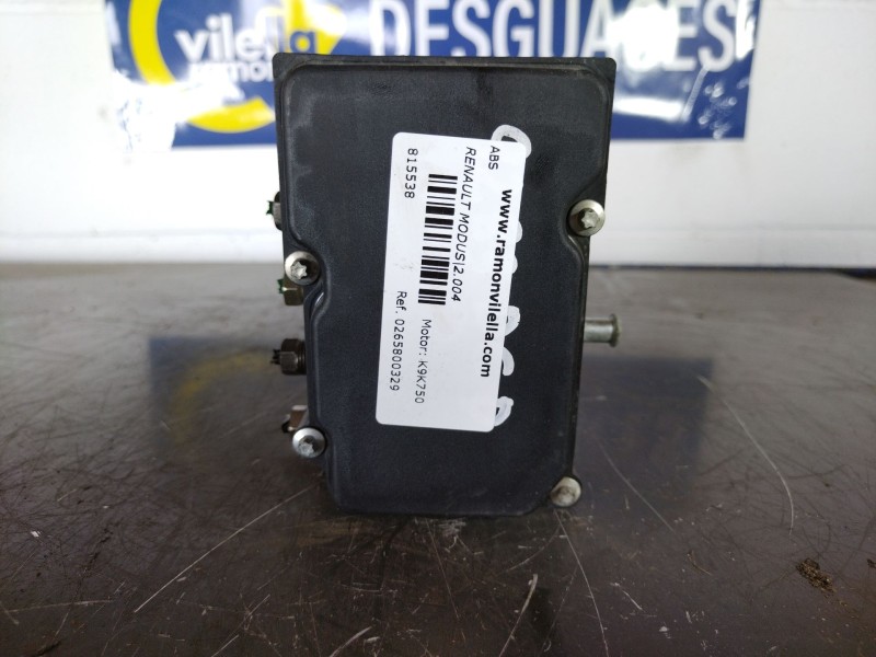 Recambio de abs para renault modus referencia OEM IAM 0265800329  