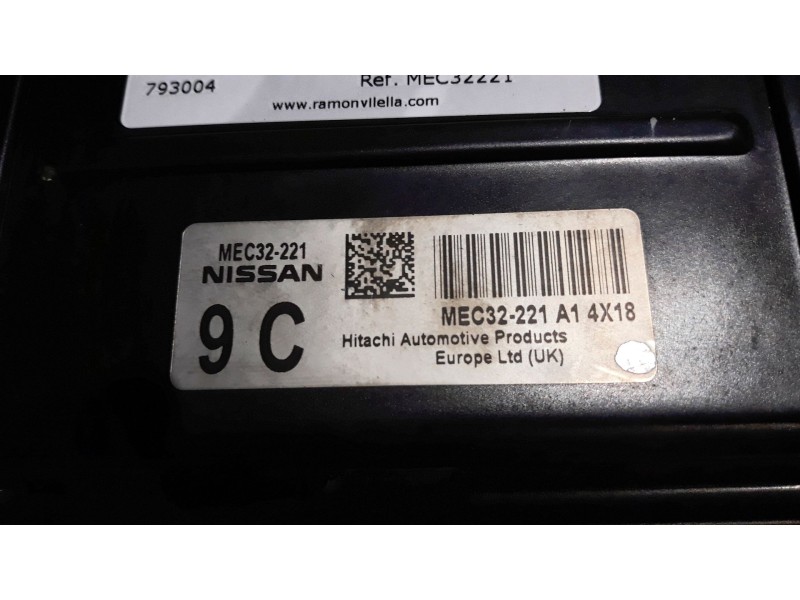Recambio de centralita motor uce para nissan almera (n16/e) 1.8 16v cat | 0.00 - 0.06 1.8 16v cat | 0.00 - 0.06 referencia OEM I