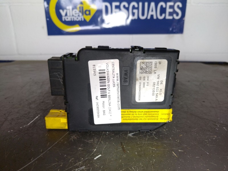 Recambio de centralita luces para volkswagen golf v berlina (1k1)  | 0.03 - 0.08  | 0.03 - 0.08 referencia OEM IAM 1K0953549A 05