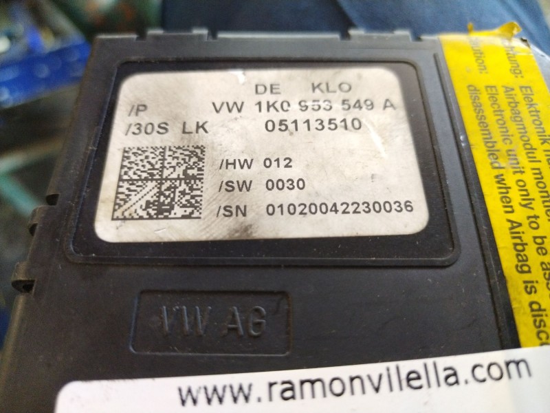 Recambio de centralita luces para volkswagen golf v berlina (1k1)  | 0.03 - 0.08  | 0.03 - 0.08 referencia OEM IAM 1K0953549A 05