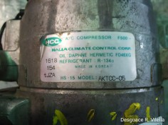 Recambio de compresor aire acondicio. para hyundai accent (x3) 1.3 gs | 06.97 - ... 1.3 gs | 06.97 - ... referencia OEM IAM AKTC 2
