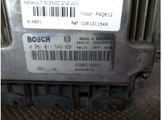 Recambio de centralita motor uce para renault scenic ii referencia OEM IAM 0281011549   2