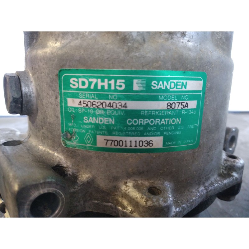 Recambio de compresor aire acondicionado para renault laguna (b56) 1.6 16v rxe | 04.98 - 12.00 1.6 16v rxe | 04.98 - 12.00 refer