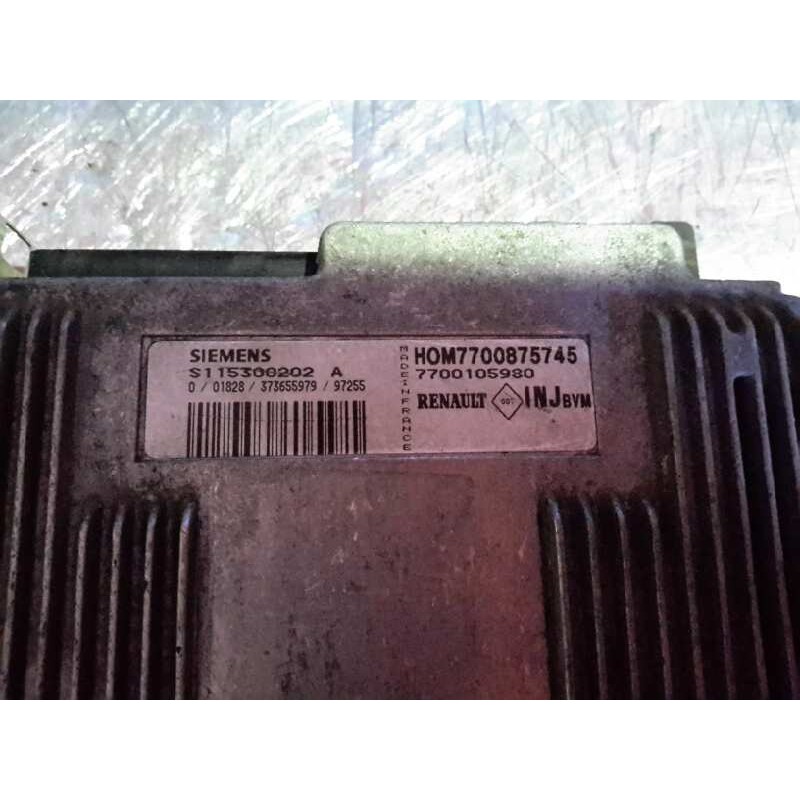 Recambio de centralita motor uce para renault megane i scenic (ja0) 1.6e alize | 09.98 - 12.99 1.6e alize | 09.98 - 12.99 refere